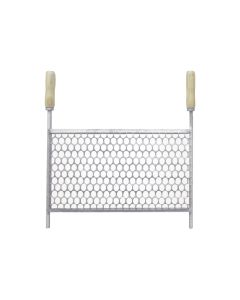 Grelha para Churrasqueira Moeda de Inox 50x25 Perfil Galvanizado